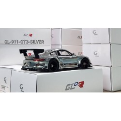 1/28 GL 911 GT3 body- SILVER  *Wheel Base 98mm*