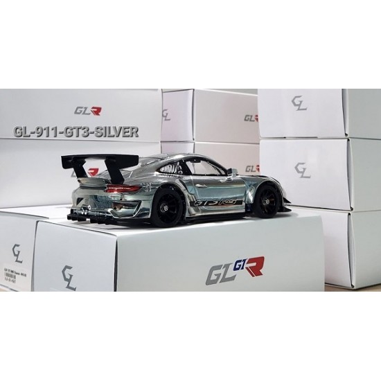 1/28 GL 911 GT3 body- SILVER  *Wheel Base 98mm*