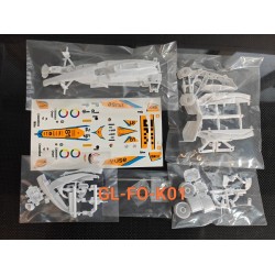GL-Formula One White Kit Set with decal (K01) GL-Formula One White Kit Set with decal (K01)